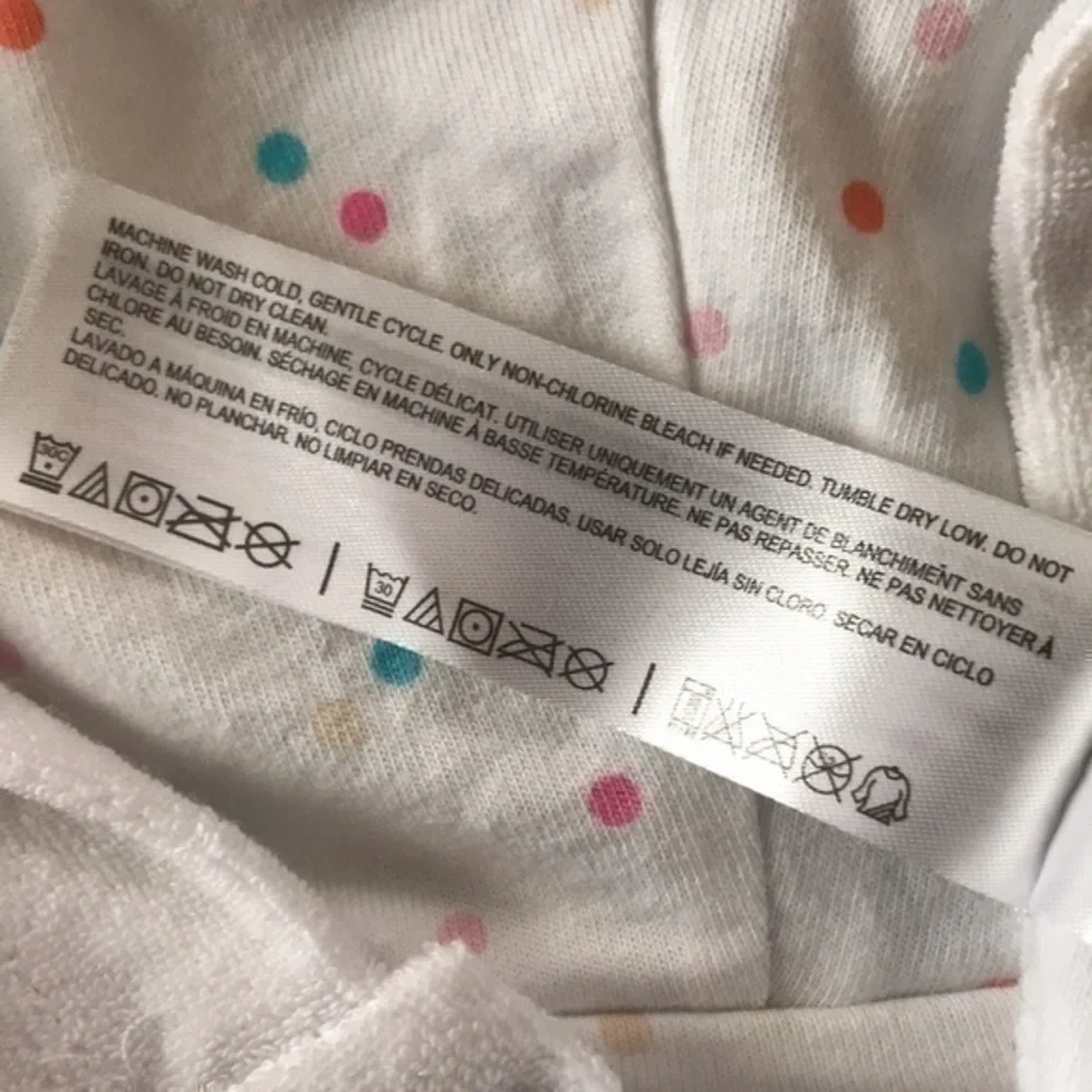 Minnie Hoodie Cover Up by Disney Baby Size 9-12 months Embroidered NWT